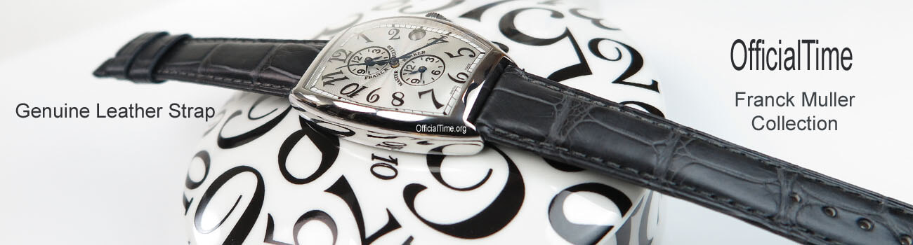 OfficialTime Leather Strap for Franck Muller